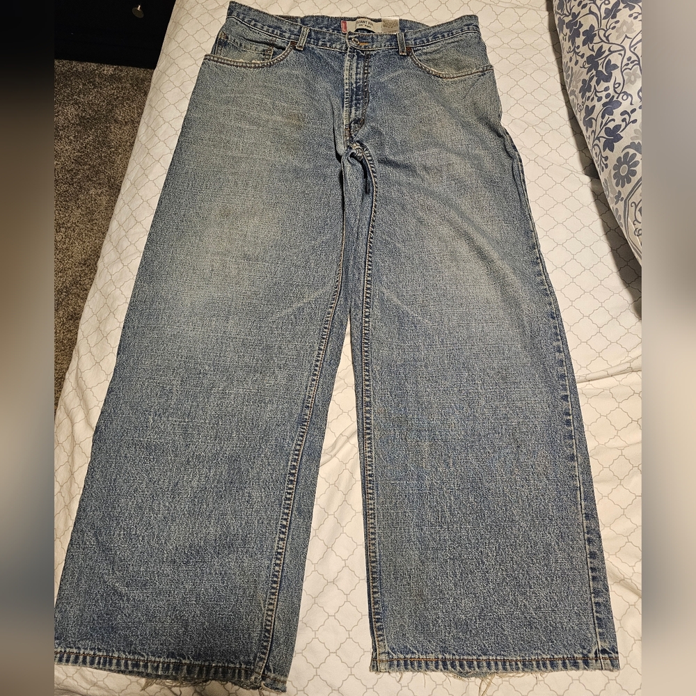 1990's Giant Levis Men's Blue Jeans